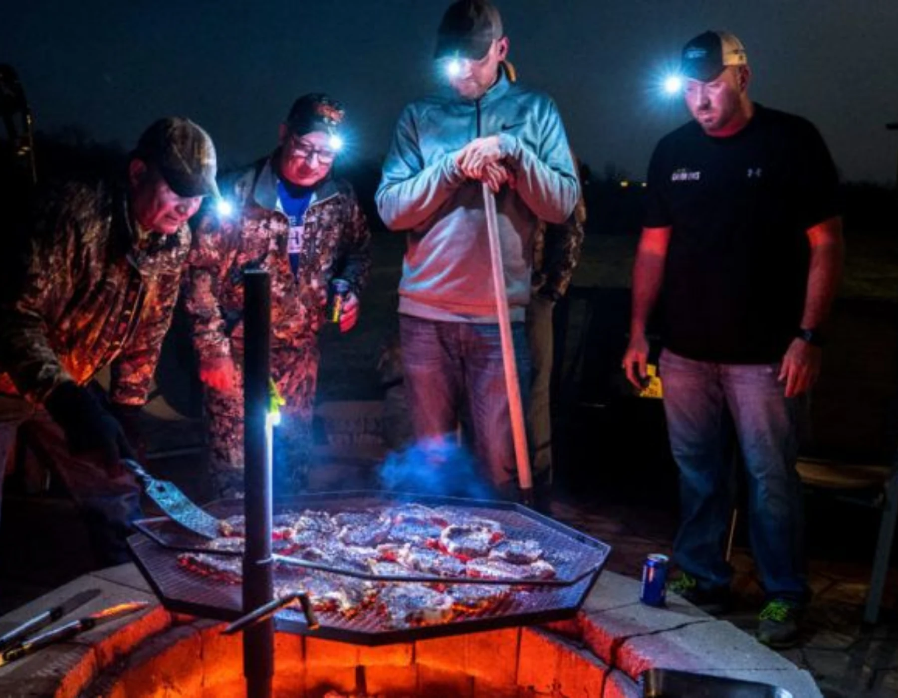 Gator Eyes lights in use during an outdoor gathering